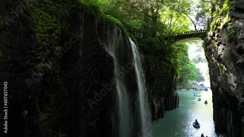 高千穂峡　日本の滝百選　真名井滝