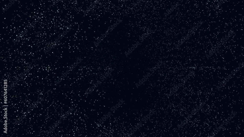 Random motion small neon glitters in dark galaxy, motion abstract futuristic, space and cyber style background Random motion small neon glitters in dark galaxy, motion abstract futuristic, space and cyber style background