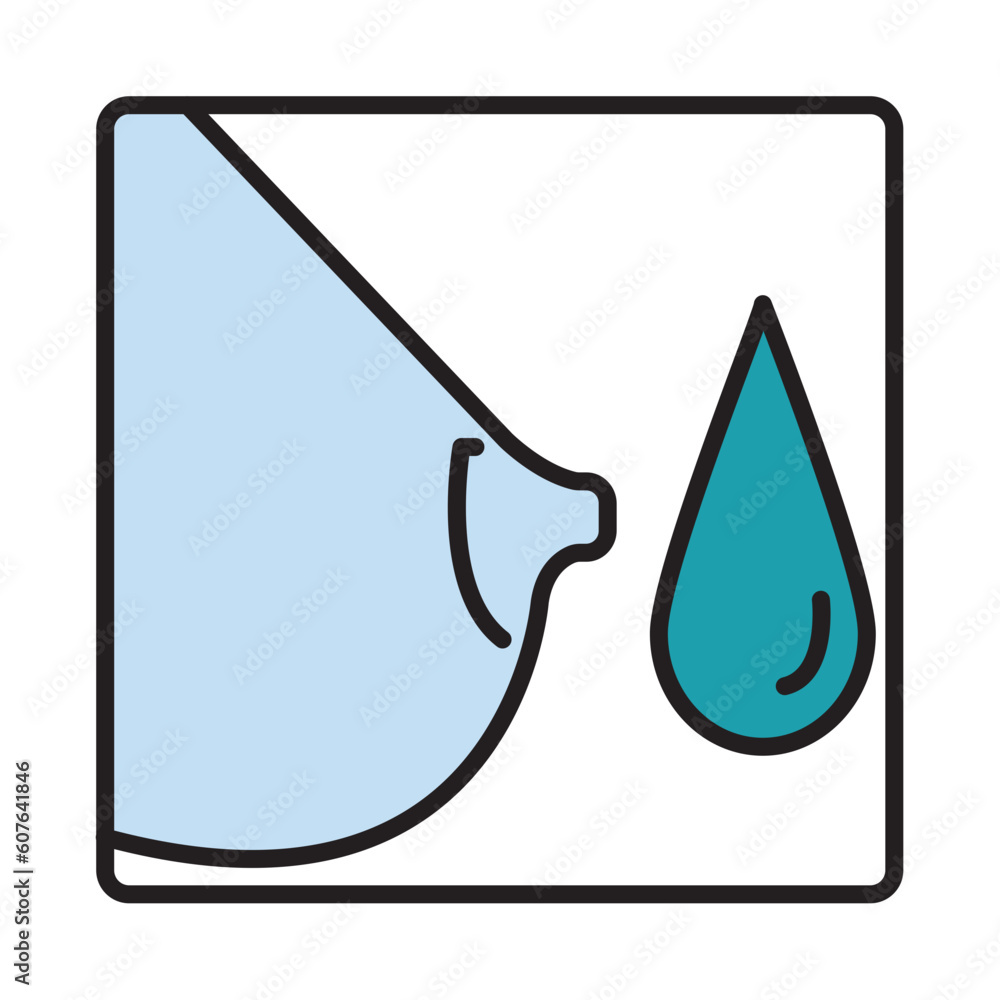 Filled Line MILK BREAST design vector icon design vector line icon svg Filled Line MILK BREAST design vector icon design vector line icon svg