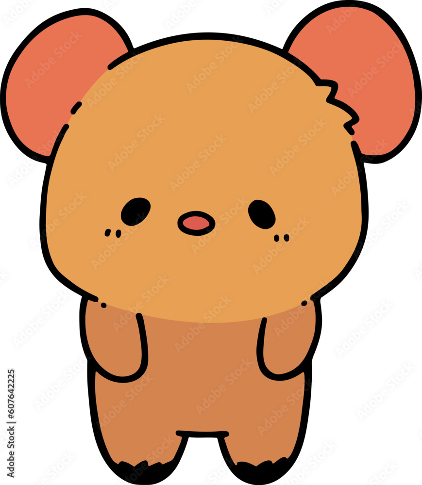 Cute Koala cartoon. Koala clipart vector illustration