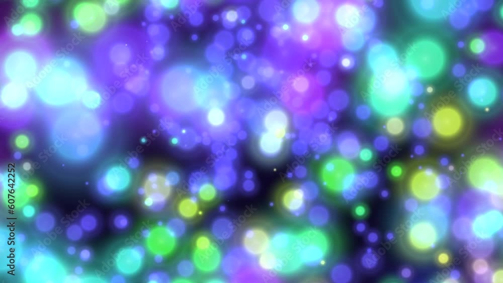 Night sky with random flying rainbow glitters, motion abstract futuristic, space and holidays style background Night sky with random flying rainbow glitters, motion abstract futuristic, space and holidays style background