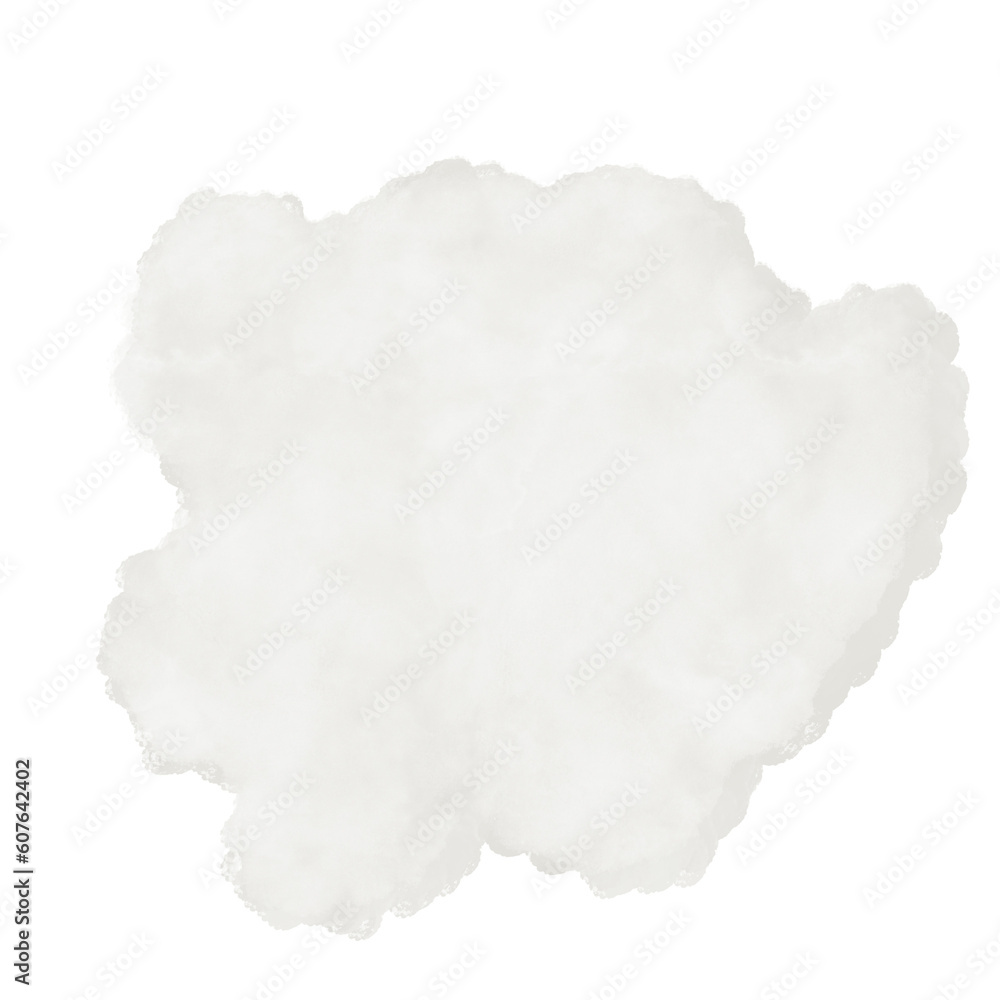 White Watercolor Abstract Shapes White Watercolor Abstract Shapes