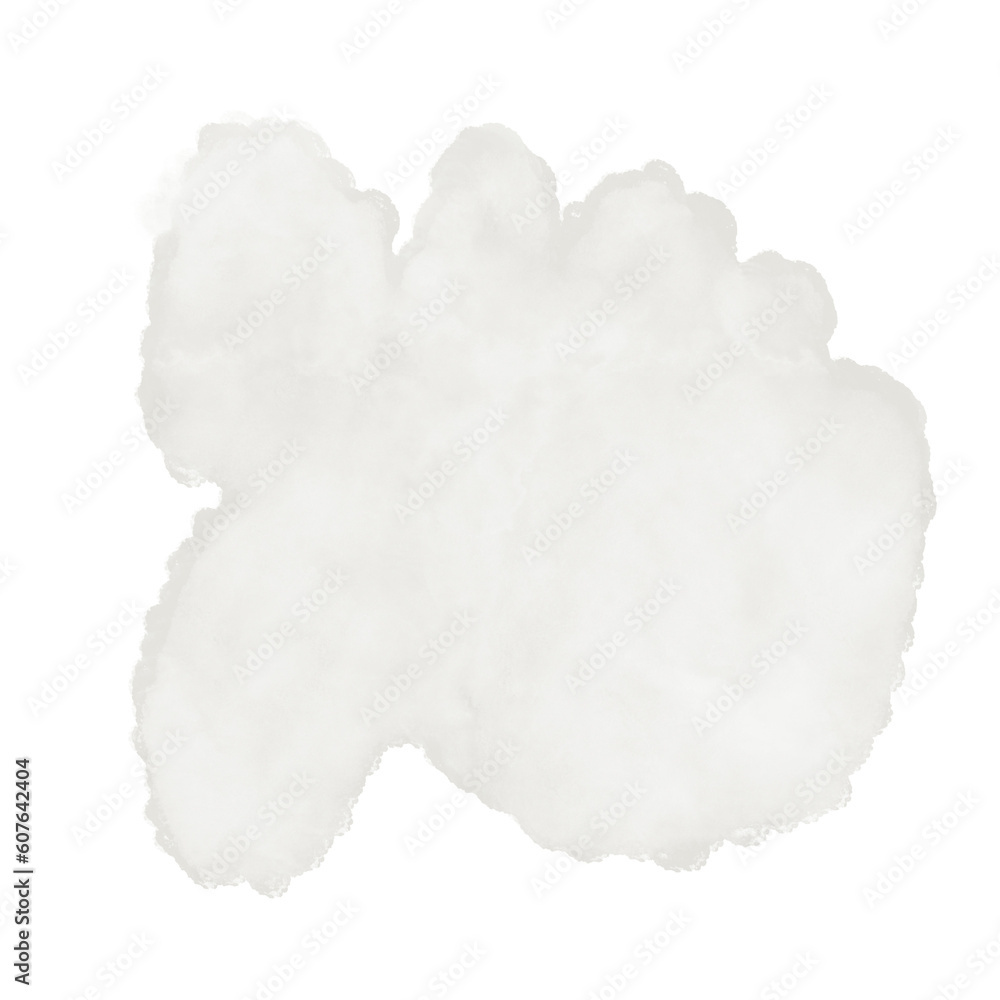 White Watercolor Abstract Shapes White Watercolor Abstract Shapes