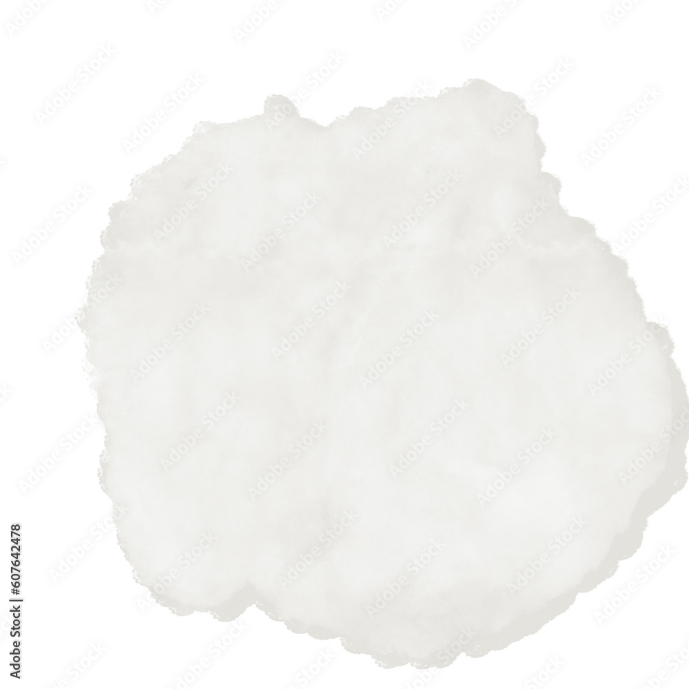 White Watercolor Abstract Shapes White Watercolor Abstract Shapes
