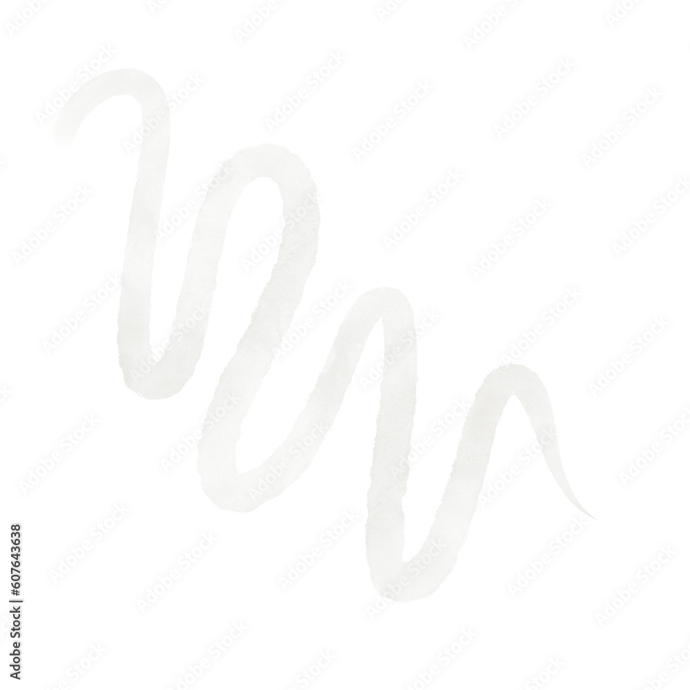 White Watercolor Doodle Squiggle White Watercolor Doodle Squiggle
