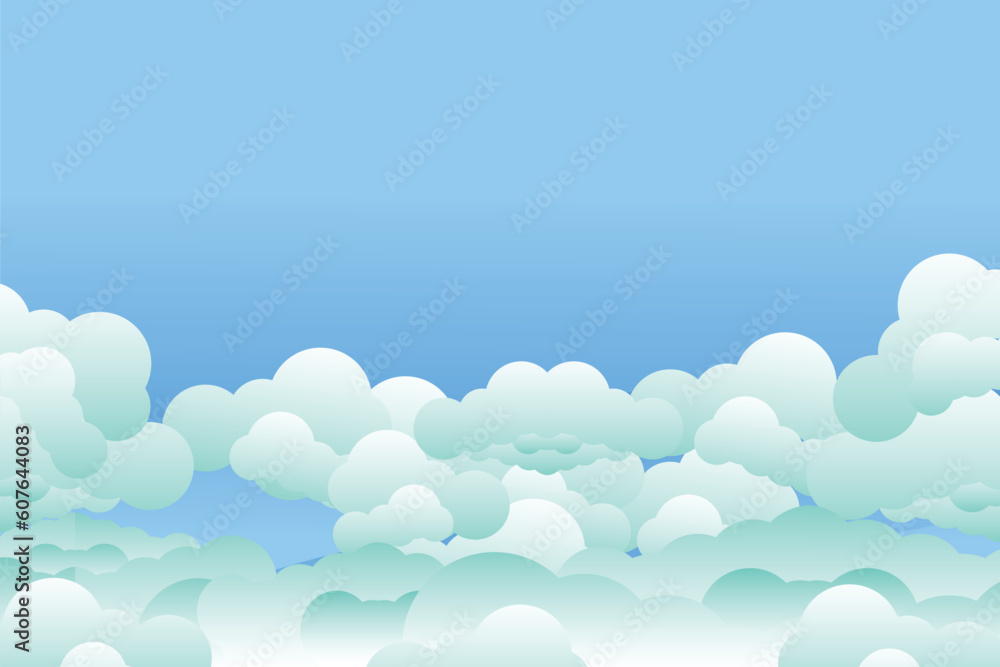 Cloud with Blue Sky Landscape