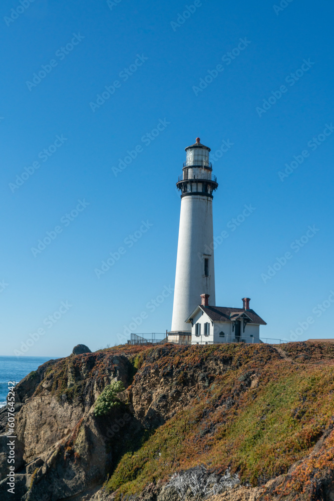 Pigeon Point Lighthouse in Pescadero, California