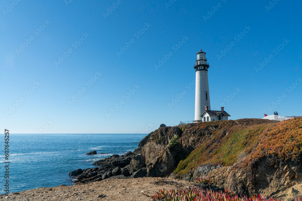 Beautiful shot of the Pigeon Point Lighthouse in California