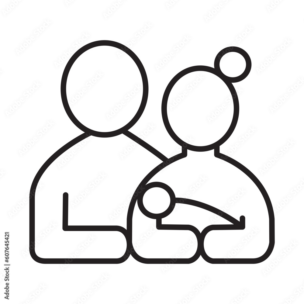 FAMILY TOGETHERNESS design vector icon design vector line icon svg FAMILY TOGETHERNESS design vector icon design vector line icon svg