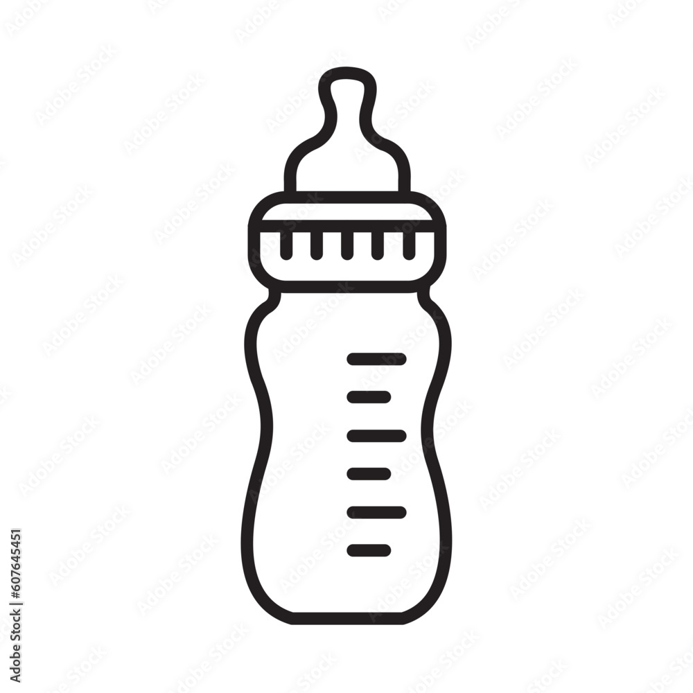 MILK BOTTLE design vector icon design vector line icon svg MILK BOTTLE design vector icon design vector line icon svg