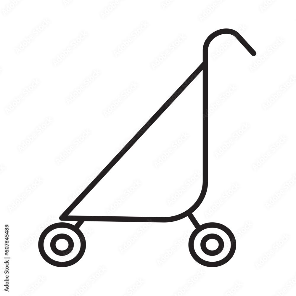 STROLLER design vector icon design vector line icon svg STROLLER design vector icon design vector line icon svg