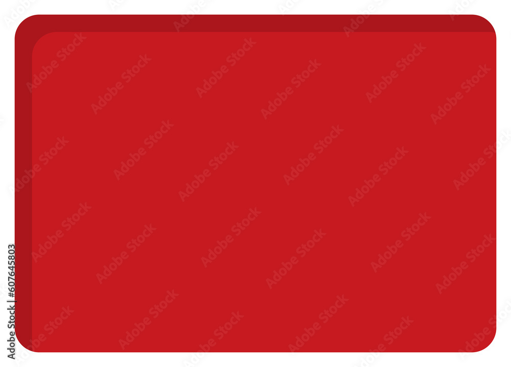 Blank red with white border label including square, rectangle, triangle, circle, ellipse and scalloped circle shapes. Flat design illustration. Blank red with white border label including square, rectangle, triangle, circle, ellipse and scalloped circle shapes. Flat design illustration.