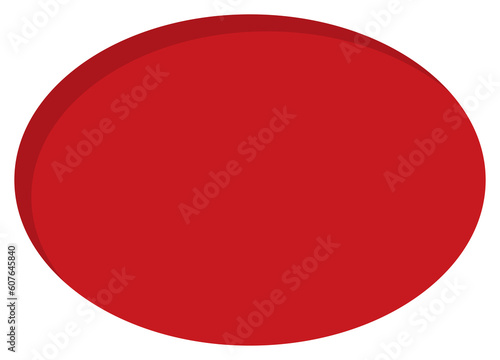 Free Download Blank red with white border label including square, rectangle, triangle, circle, ellipse and scalloped circle shapes. Flat design illustration. - GFXLoad