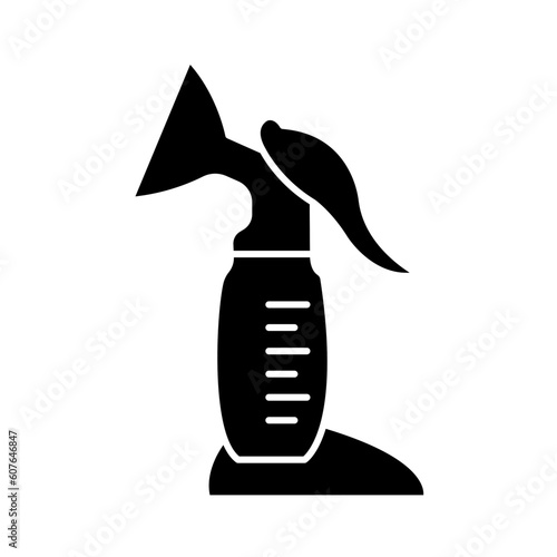 Solid BREAST PUMP design vector icon design vector line icon svg