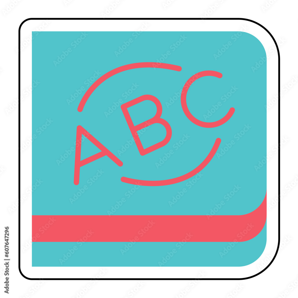 Sticker BABY BOOKS design vector icon design vector line icon svg Sticker BABY BOOKS design vector icon design vector line icon svg
