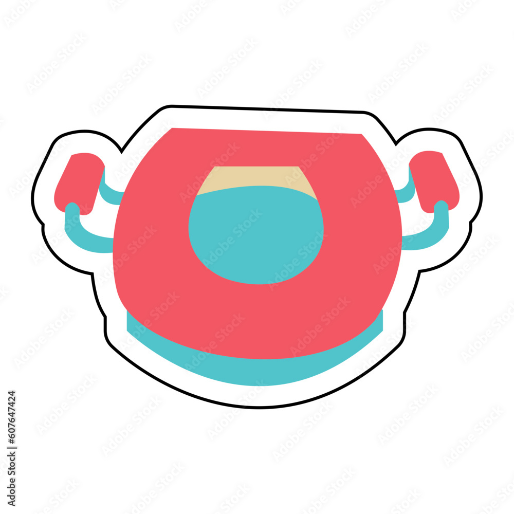 Sticker TOILET TRAINING design vector icon design vector line icon svg Sticker TOILET TRAINING design vector icon design vector line icon svg