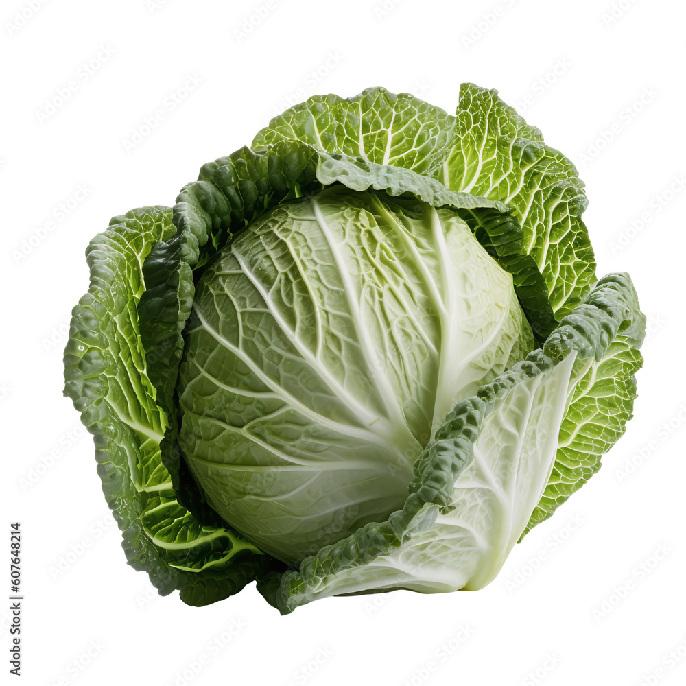Obraz premium cabbage isolated on white background
