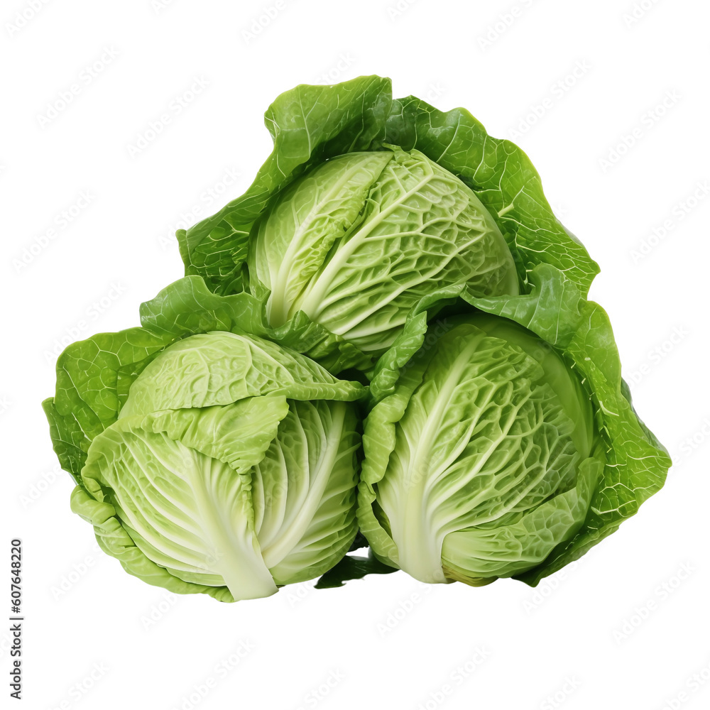 Fototapeta premium cabbage isolated on white background
