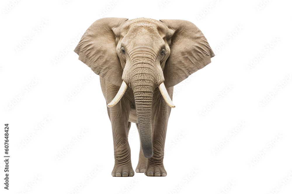 Obraz premium elephant isolated on white