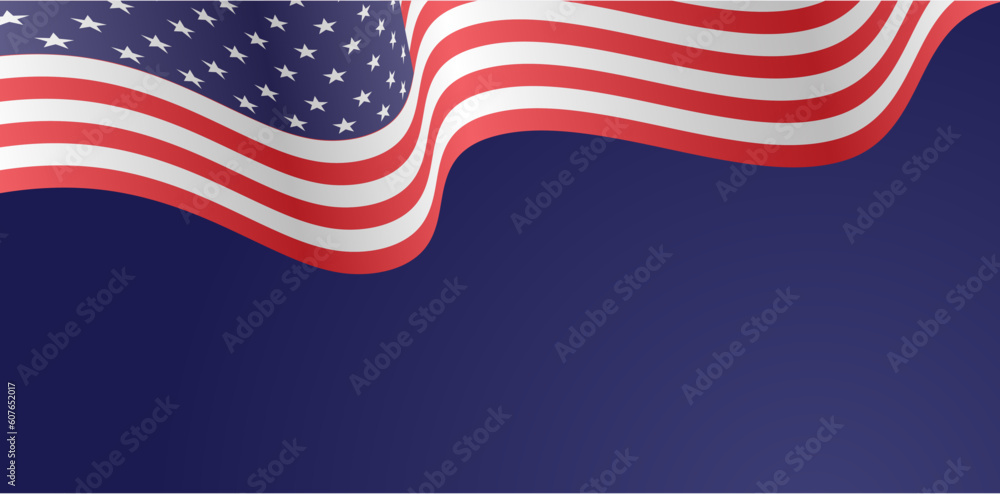 Fototapeta premium indenpendent day background 4th of july united state of america
