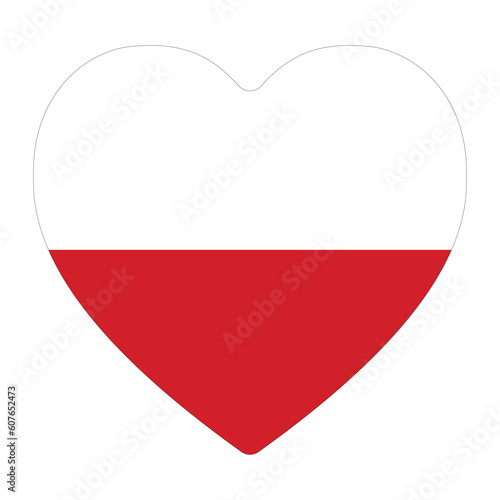 Free Download Flag of Poland in shape. Poland flag in shape. - GFXLoad