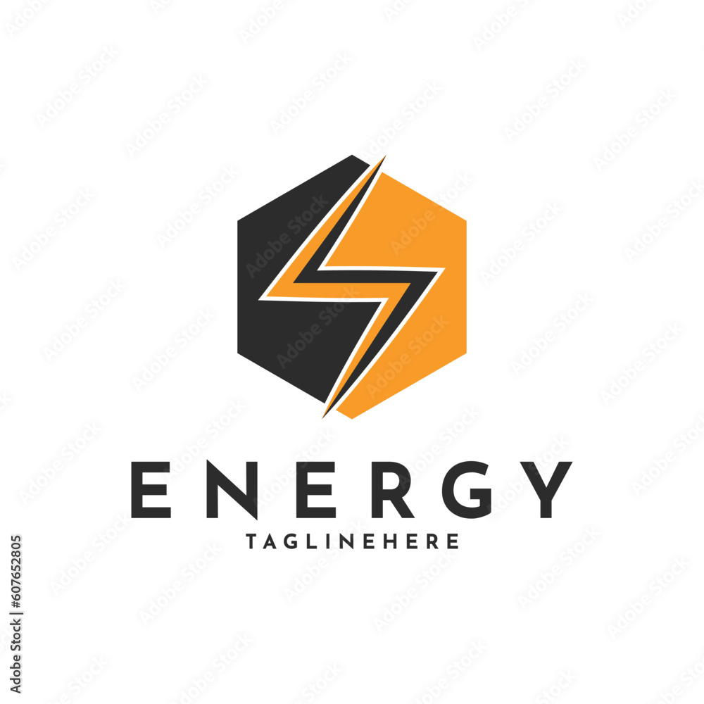 Energy modern logo design idea Energy modern logo design idea