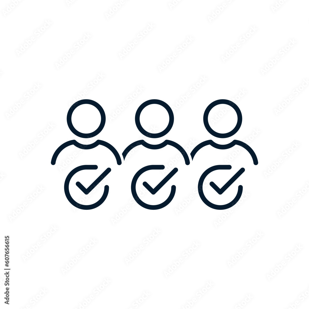 The concept of distribution of tasks, recruitment. Vector icon isolated on white background. The concept of distribution of tasks, recruitment. Vector icon isolated on white background.