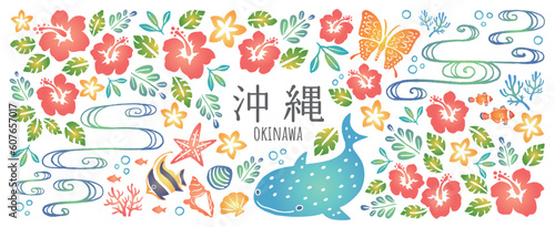 沖縄のイメージのイラスト　
