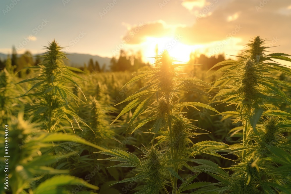 Summer in the Weed Field: A Stoner Photographer's Paradise. Generative AI. Summer in the Weed Field: A Stoner Photographer's Paradise. Generative AI.