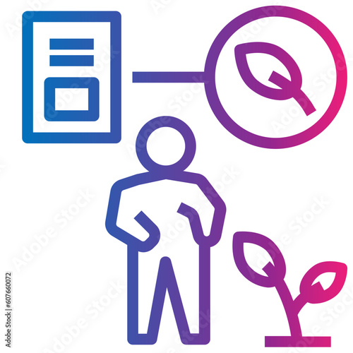 botanist gradient style icon