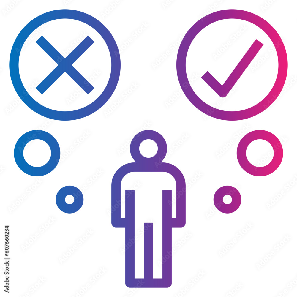 choose gradient style icon