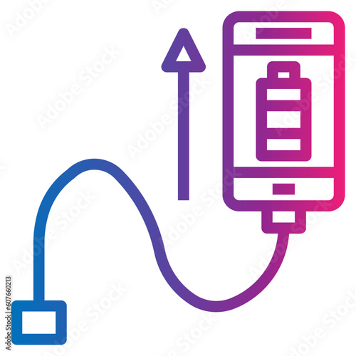 charge gradient style icon