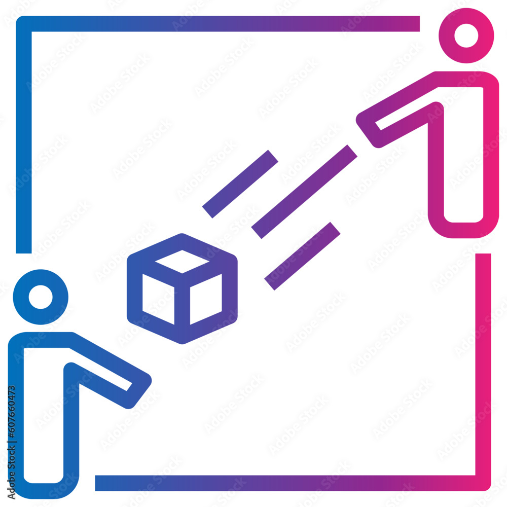 delivery gradient style icon delivery gradient style icon