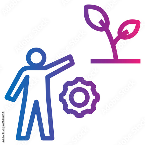 ecologist gradient style icon