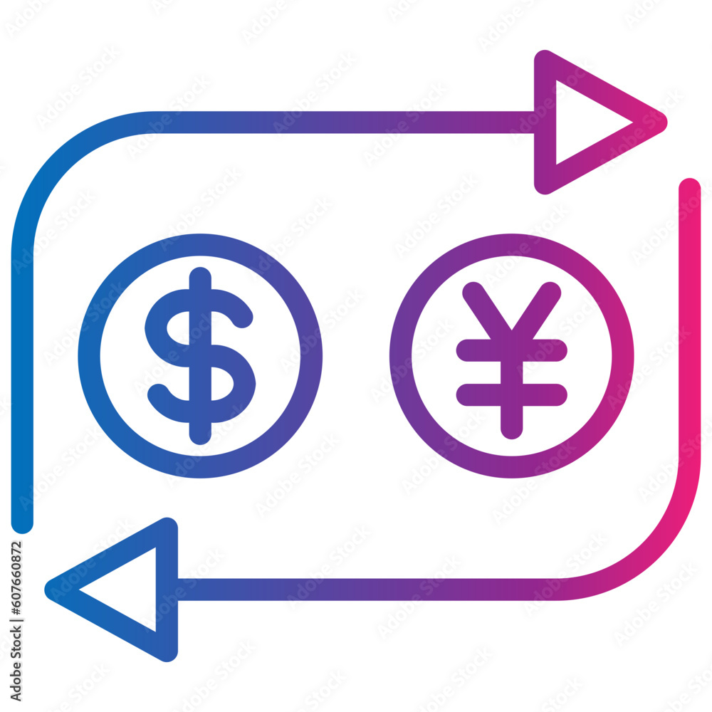 exchange gradient style icon exchange gradient style icon