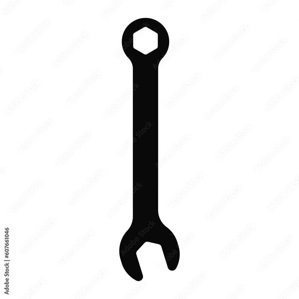 ring wrench icon vector ring wrench icon vector