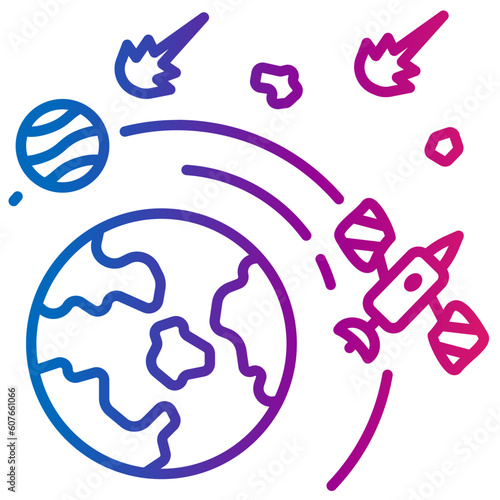 gravity gradient style icon