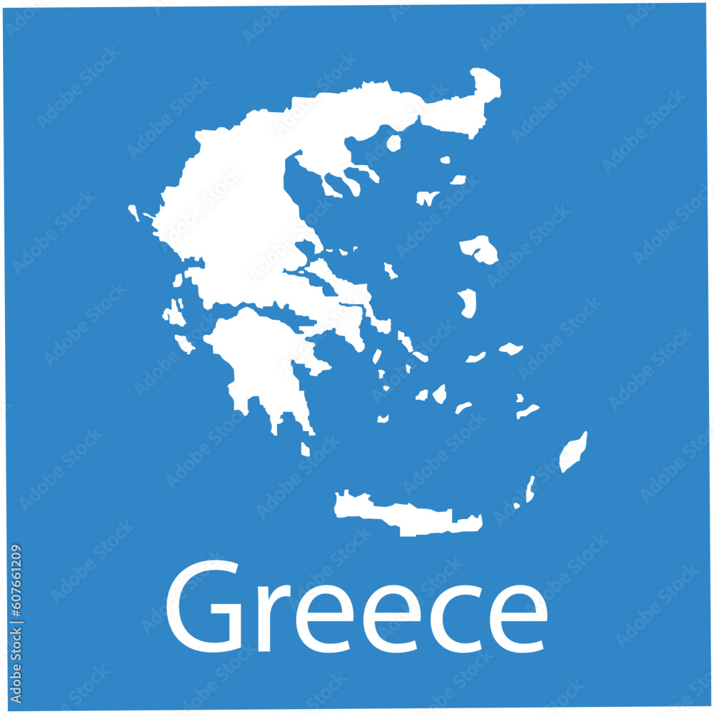 Obraz premium greece map background vector