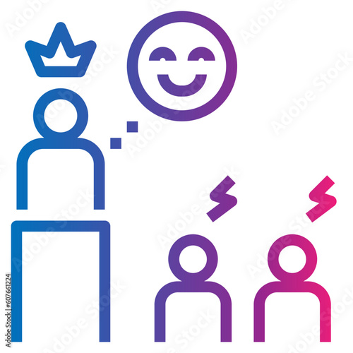 inequality gradient style icon
