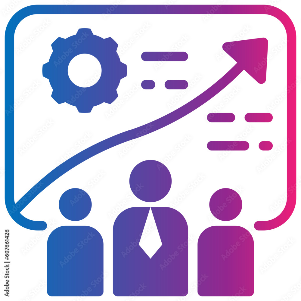 market gradient style icon market gradient style icon