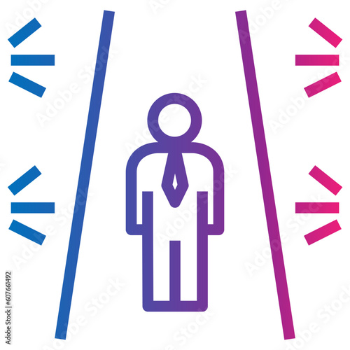 model gradient style icon