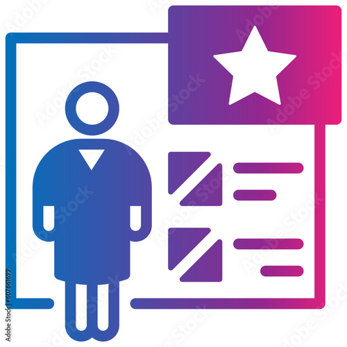 nobel gradient style icon