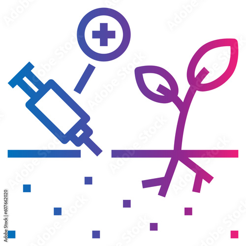 prevent gradient style icon