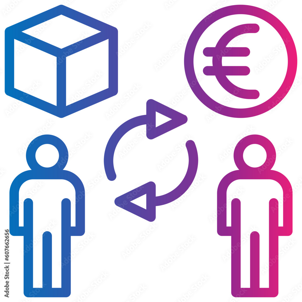 tourist gradient style icon tourist gradient style icon