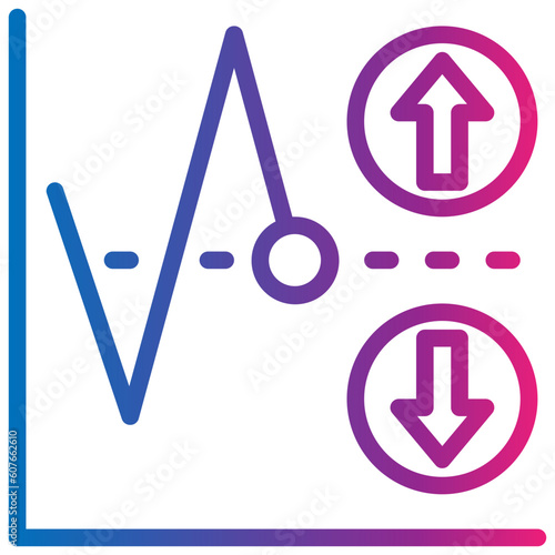 technical gradient style icon
