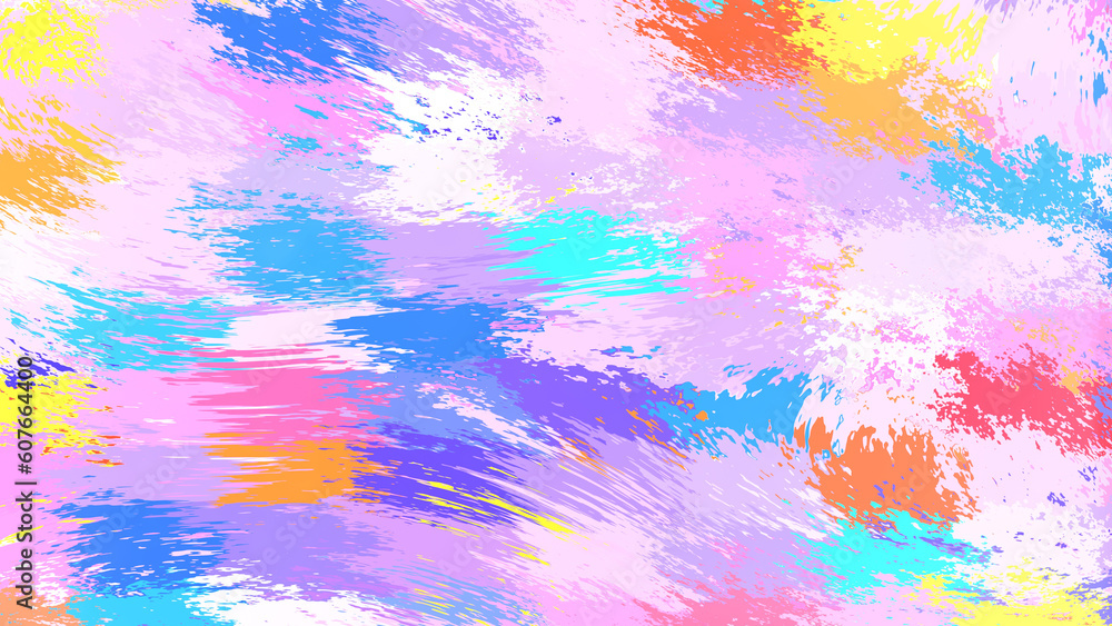 mix color fuzzy background with scattered color and splash colorful design 