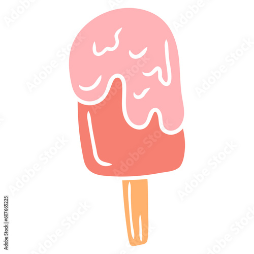 popsicle strawberry ice cream