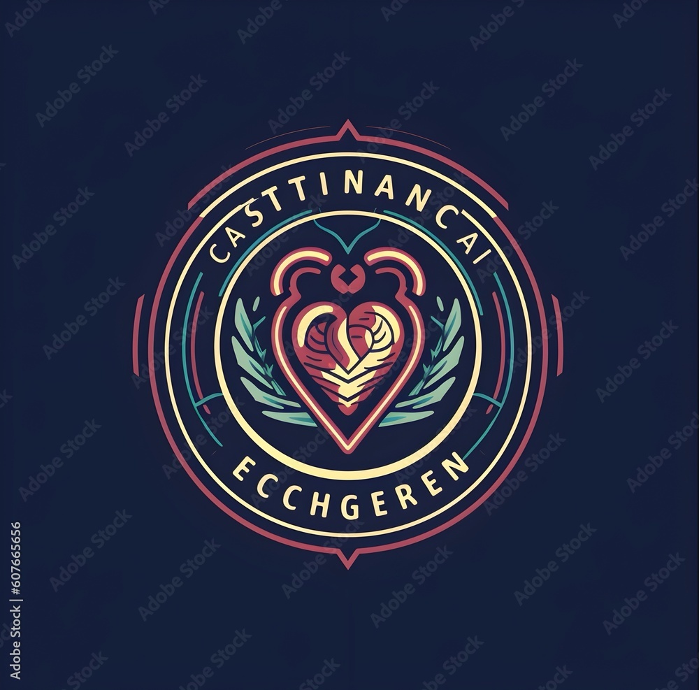 Heart Logo design vector template. St. Valentine day of love symbol Linear style. Luxury Logotype concept icon Heart Logo design vector template. St. Valentine day of love symbol Linear style. Luxury Logotype concept icon