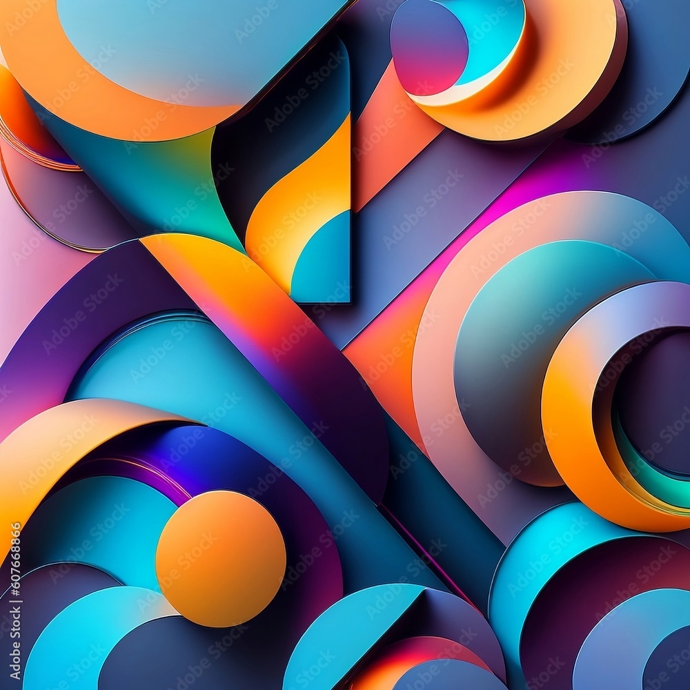abstract background with circles abstract background with circles
