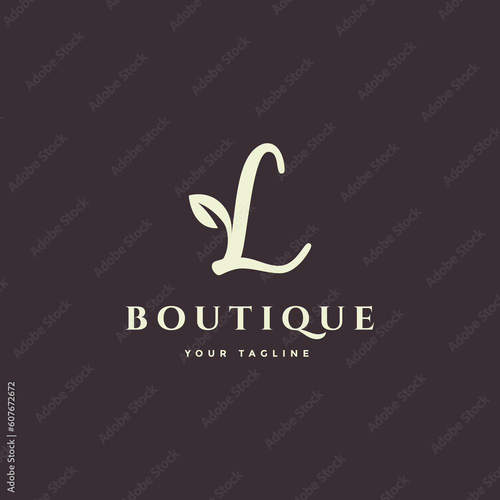 letter L boutique signature font feminine alphabet lettering logo design vector graphic illustration letter L boutique signature font feminine alphabet lettering logo design vector graphic illustration